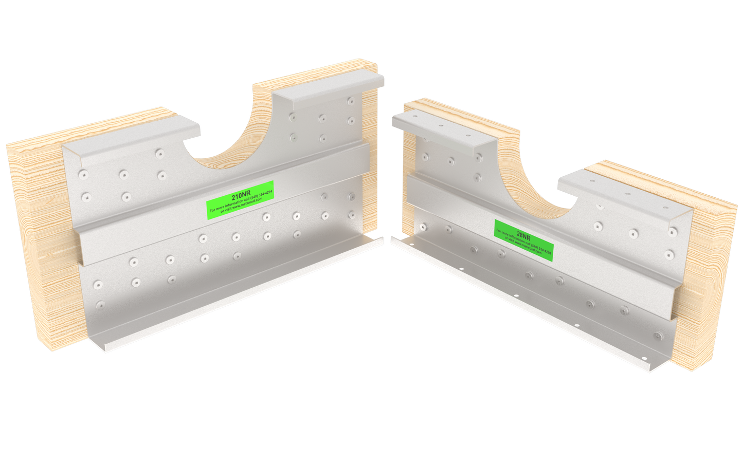 Joist Repair Notch Reinforcer 28NR By Metwood