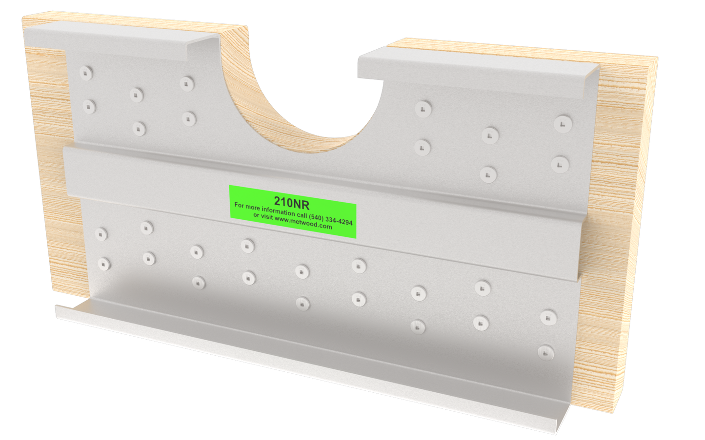 Joist Repair Notch Reinforcer 210NR By Metwood