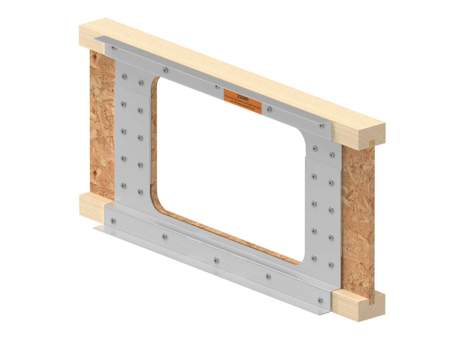I-Joist Repair Web Reinforcer 250 WR By Metwood