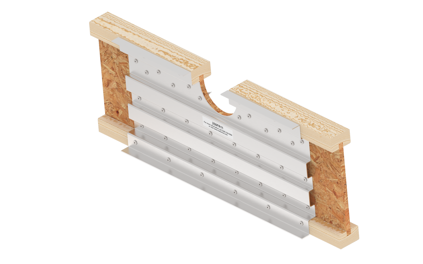 I-Joist Repair Flange Reinforcer 250 FR11 By Metwood
