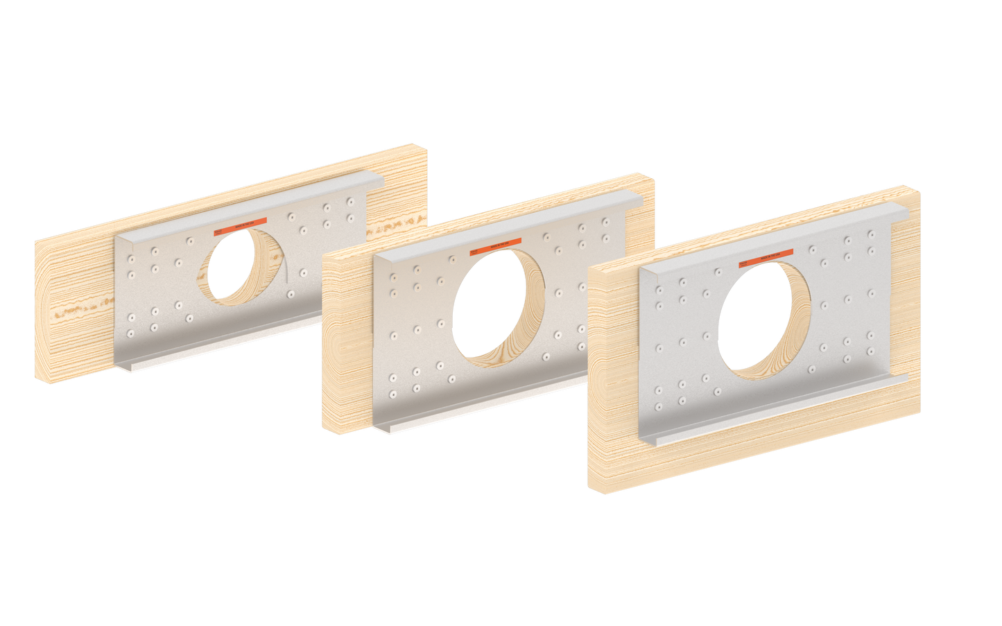 Joist Repair Hole Reinforcer 2810HR By Metwood